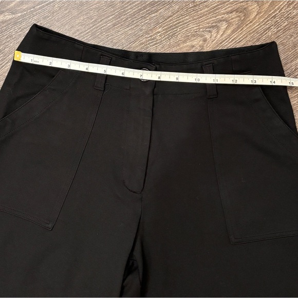 MAX STUDIO Ponte Mid Waist Full Length Wide Leg Trousers Pants - Picture 9 of 11